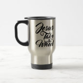 Mug De Voyage Jésus prennent la roue (Gauche)