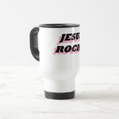 MUG DE VOYAGE JESUS ROCKS (Devant gauche)