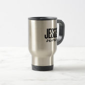 MUG DE VOYAGE JESUS SAVES (Devant droit)