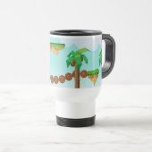 Mug De Voyage Jeu de plate-forme rétro ou classique (Devant droit)