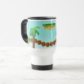 Mug De Voyage Jeu de plate-forme rétro ou classique (Devant gauche)