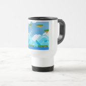 Mug De Voyage Jeu de plateforme rétro (Devant droit)