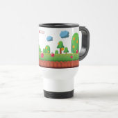 Mug De Voyage Jeu Retro Pixel Personnalisé (Devant droit)