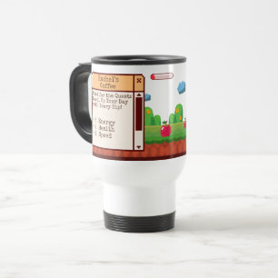 Mug De Voyage Jeu Retro Pixel Personnalisé