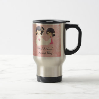 Mug De Voyage Jeune mariée et domestique d'honneur