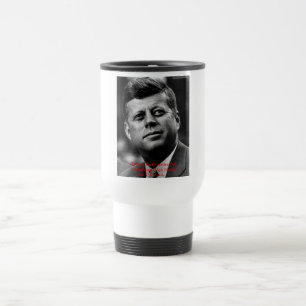 Mug De Voyage JFK "Pardonne Ne Pas Oublier" Citation De Sagesse 