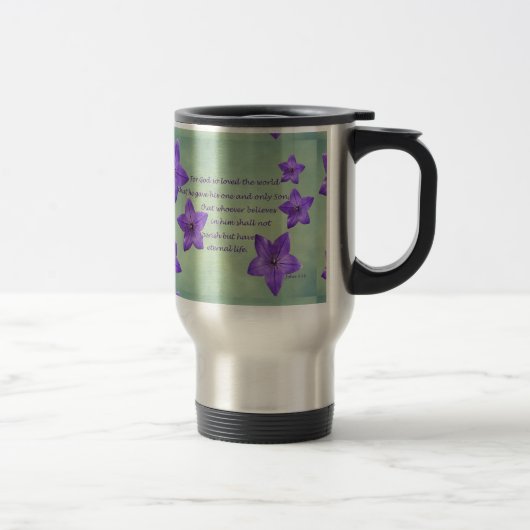 Mug De Voyage John 3:16 (Droit)