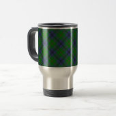 Mug De Voyage Johnstone Scottish Clan Tartan Design (Devant gauche)