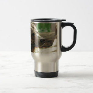 Mug De Voyage Joli Adorable Nature Ours Animal Visage Yeux