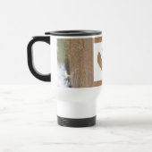 Mug De Voyage Joli Doodle Hearts Couple Beach Monogramme Cadeau (Gauche)