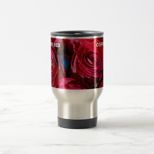 Mug De Voyage Joli Ensemble De Roses Rouges (Centre)