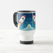 Mug De Voyage Joli fusée spatiale qui décolle (Devant gauche)