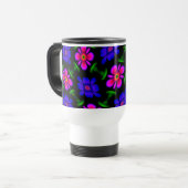 Mug De Voyage Joli Motif de fleurs roses (Devant gauche)