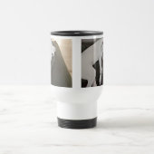 Mug De Voyage Joli Reste Fatigué Chiot Blanc (Centre)