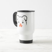 Mug De Voyage Joli rose (Devant gauche)
