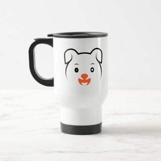 Mug De Voyage Joli rose (Gauche)