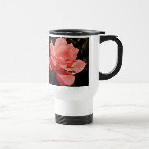 Mug De Voyage Joli rose rose Peach floral