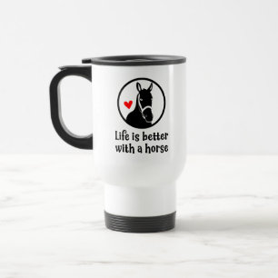 Mug De Voyage Jolie amoureuse de cheval Ferme de campagne Cowgir