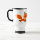 Mug De Voyage Jolie flotte Cartoon Fox banc (Gauche)