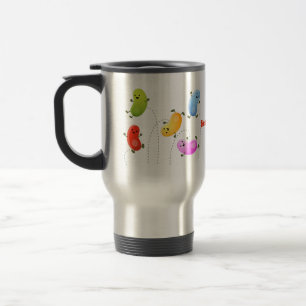Mug De Voyage Jolie jellybeans bondissant dessin animé