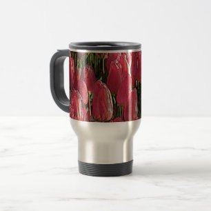 Mug De Voyage Jolie tulipe rose