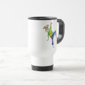 Mug De Voyage Jolie vache dansante Whimsical (Devant droit)