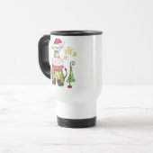 Mug De Voyage Jolie vache de Noël Whimsical (Devant gauche)