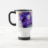 Mug De Voyage Jolies fleurs violettes Vintages (Gauche)