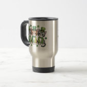 Mug De Voyage Jolis chatons de la Saint-Patrick-47474 (Devant gauche)