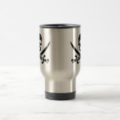 Mug De Voyage Jolly roger de drapeau de pirate de John Rackham (Centre)