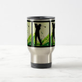 Mug De Voyage Joueur de golf Artsy (Centre)