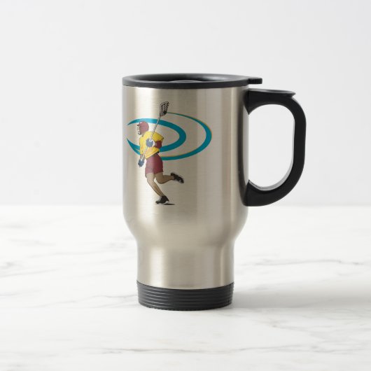Mug De Voyage Joueur de LAX (Droit)