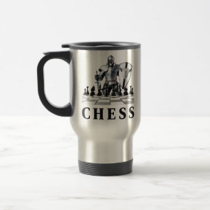 Mug De Voyage Joueur d'échecs, Jeu d'échecs, Stratégie, Échec et