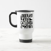 Mug De Voyage Joueur Oboe Amoureux des chats (Gauche)