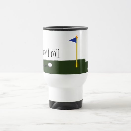 Mug De Voyage jouez au golf comment je roule (Centre)