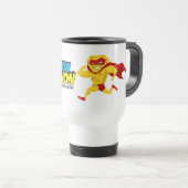 Mug De Voyage Jour de course de marathon du Wisconsin (Devant droit)