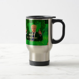 Mug De Voyage Jour de la Saint Patrick donald trump