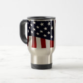 Mug De Voyage Jour de l'indépendance patriotique du drapeau amér (Devant gauche)