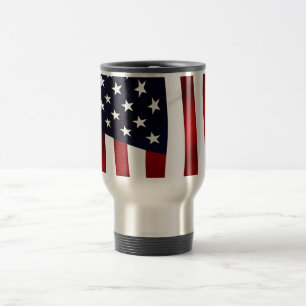 Mug De Voyage Jour de l'indépendance patriotique du drapeau amér