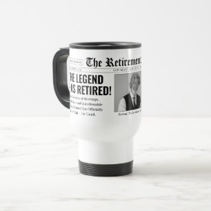 Mug De Voyage Journal de retraite personnalisé drôle