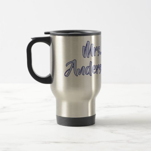 Mug De Voyage journee d'appréciation des professeurs mrs anderso (Gauche)