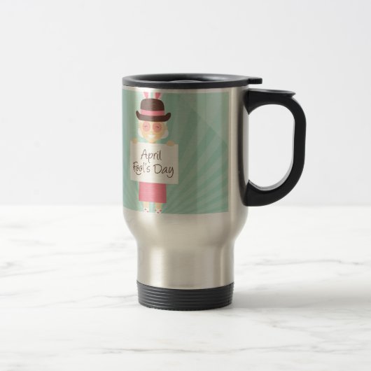 Mug De Voyage journée des fous d'avril (Droit)
