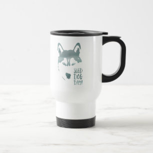 Mug De Voyage journée du chien de traîneau