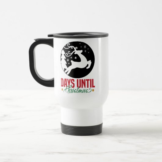 Mug De Voyage Jours jusqu'à Noël-14531 (Gauche)