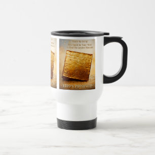 Mug De Voyage Joyeuse Pâque ! Matza d'or