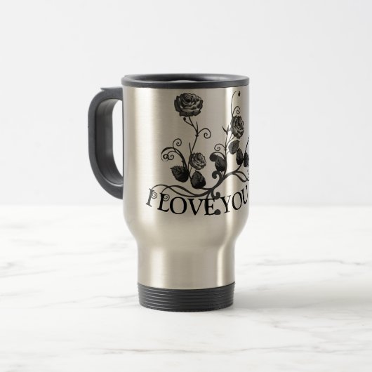 Mug De Voyage Joyeuse Saint-Valentin (Devant gauche)