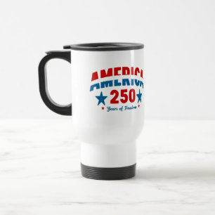 Mug De Voyage Joyeux 250e anniversaire Amérique