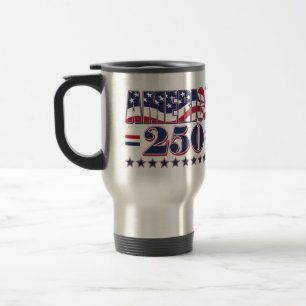 Mug De Voyage Joyeux 250e anniversaire États-Unis