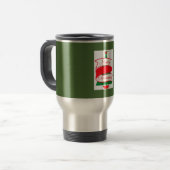 Mug De Voyage Joyeux arbre de Noël Musique (Devant gauche)