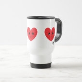 Mug De Voyage Joyeux coeur (Devant droit)